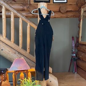 Women's GAP Black Wool Overalls